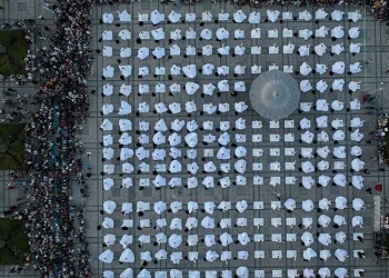 250 semazen aynı anda sema icra etti