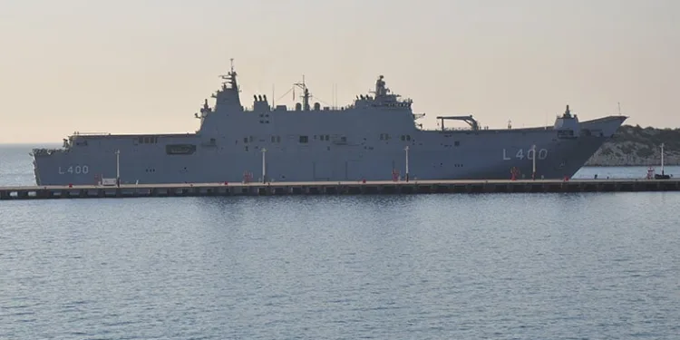 TCG Anadolu, Taşucu limanından ayrıldı