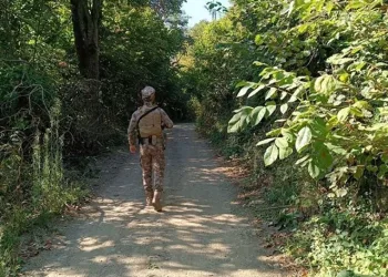 Orman yangınlarına karşı polisler nöbette
