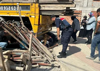 Vincin halatı kopunca baş üstü yere çakıldı