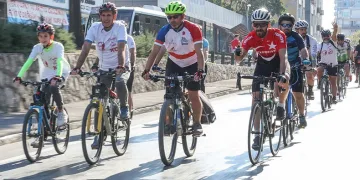 Cumhuriyet için pedal çevirdiler
