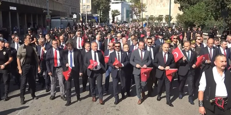 Bursa’nın kurtuluşunun 101. yılı coşkuyla kutlandı