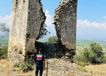 Jandarmadan ‘tarihi yapı’ nöbeti