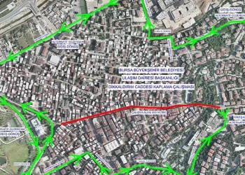 Dikkaldırım Caddesi’nde trafik düzenlemesi