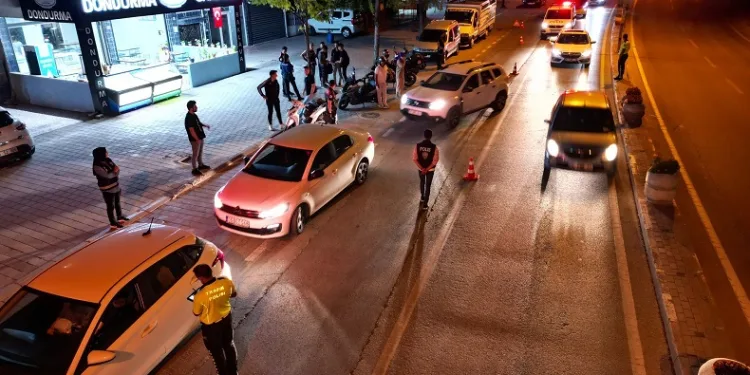 İnegöl’de asayiş uygulaması; 500 personel görev aldı