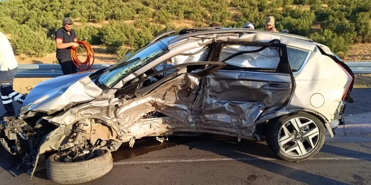 Facia gibi trafik kazası: 1 ölü, 2 yaralı