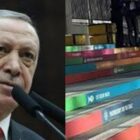 Cumhurbaşkanı Erdoğan, merdiven renklerini eleştirdi!