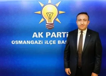 Ak parti Osmangazi’de Ufuk Cömez görevinden ayrıldı