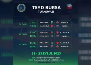 Bursa Voleybol Turnuvası’nda eksiklere bakılacak