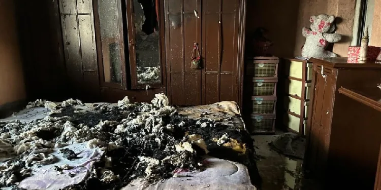 Hatay’da ev yangını söndürüldü