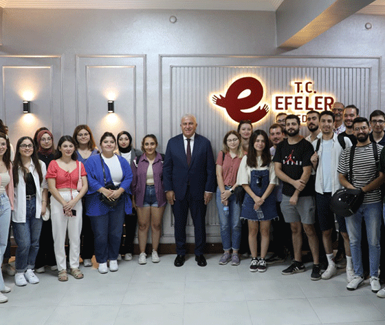Efeler Belediyesi, tıp öğrencilerini ağırladı
