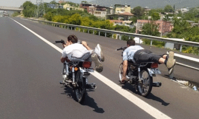 Motosiklet cambazlarına rekor ceza