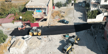Kahramanmaraş’ta asfalt çalışmaları devam ediyor