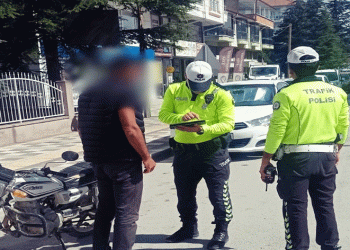 17 motosiklet trafikten men edildi