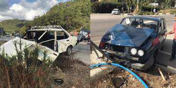 Fethiye’de trafik kazası: 2 yaralı