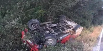 Belediye başkanının bulunduğu araç kaza yaptı