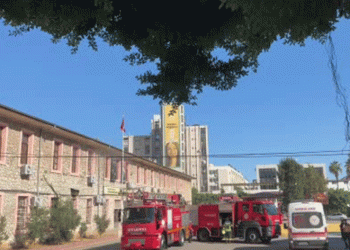 Mersin’de okulda çıkan yangın korkuttu