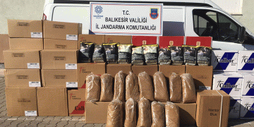 Jandarmadan kaçak tütün operasyonu
