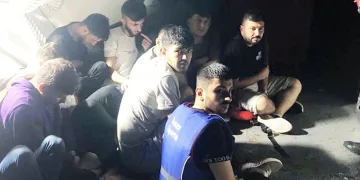 13 düzensiz göçmen yakalandı
