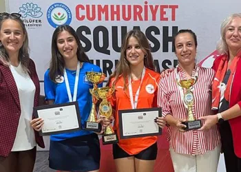 Cumhuriyet Squash Turnuvası’na büyük ilgi