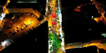 İnegöl’de 100. yıl coşkusu caddelere sığmadı