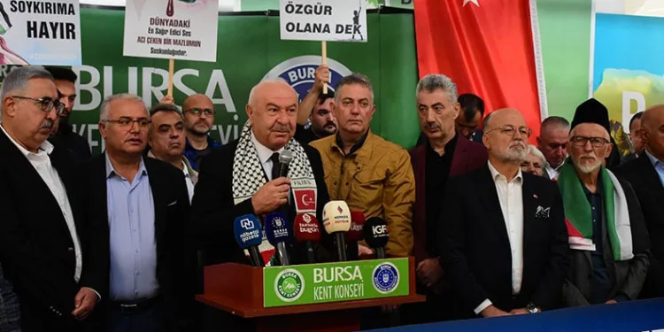 Bursa Kent Konseyi zulme sessiz kalmadı