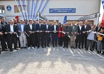 Güneybudaklar’da hizmet binası törenle hizmete açıldı