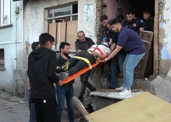 Bursa’da alkol keyfi metrelerce yükseklikten düşürdü