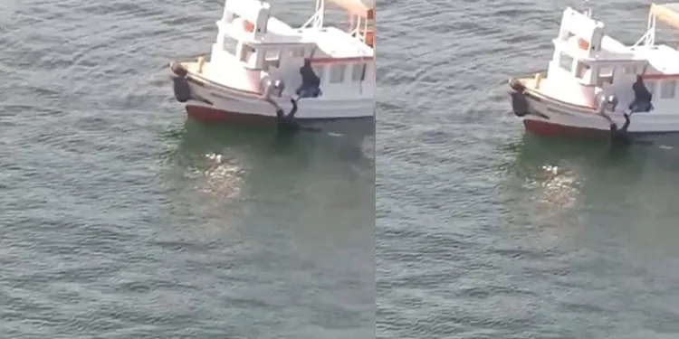 Haliç’te kadın köprüden denize düştü