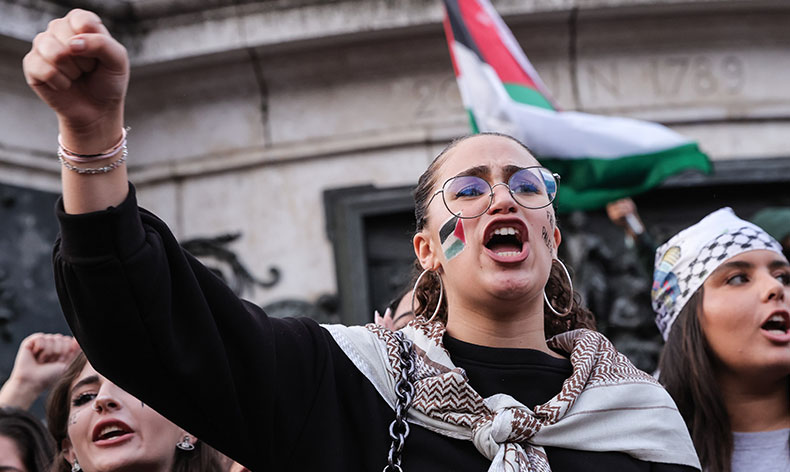 Fransa’da Filistin’e destek protestoları yasaklandı