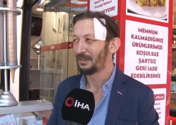 ‘Ne bakıyorsun’ deyip esnafı kafasından bıçakladı
