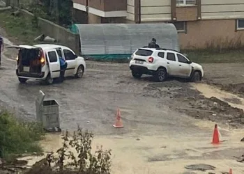 Sağanak o ilçeyi göle çevirdi