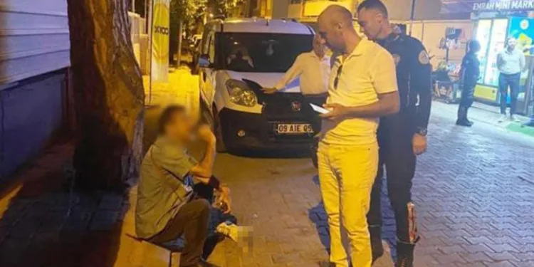 “Bataklığa saplandım” dedi, alkol alırken bulundu