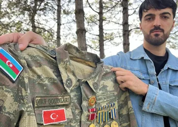 Karabağ Savaşı’nda gazi olan genç Türkiye’de askere gidecek