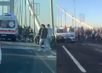 Osmangazi Köprüsü’nde kaza