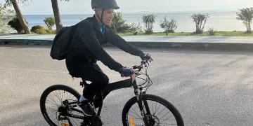 Emekli vatandaşın bisiklet tutkusu