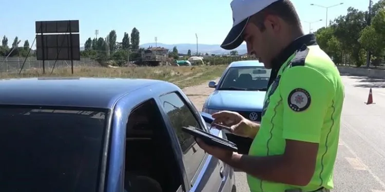 120 araç trafikten men edildi