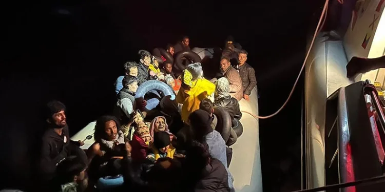 Bodrum’da 49 düzensiz göçmen yakalandı