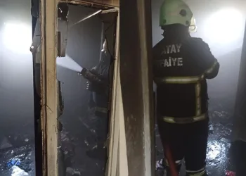Reyhanlı’da mesken yangını