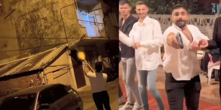 Düğün eğlencesinde maganda yine sahnelerde