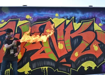 Grafiti şenliğinde renkler konuştu