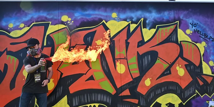 Grafiti şenliğinde renkler konuştu