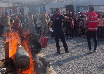Hatay’da yangın tatbikatı yapıldı