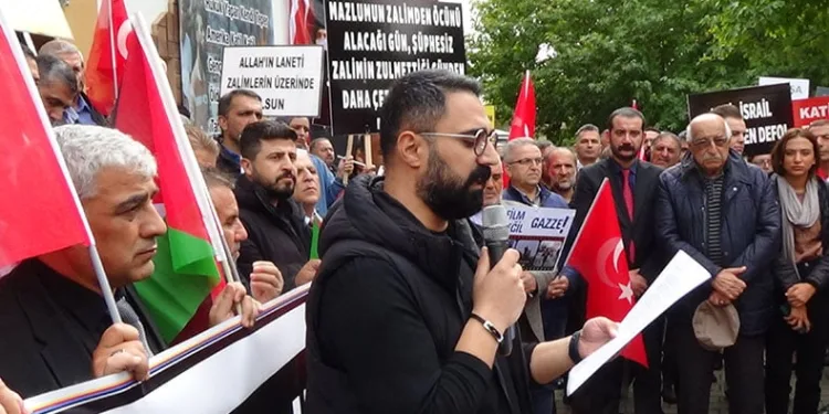 Cemevinden İsrail’e protesto, Filistin’e destek