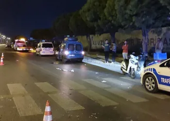 Motosikletli kurye kazada yaşamını yitirdi