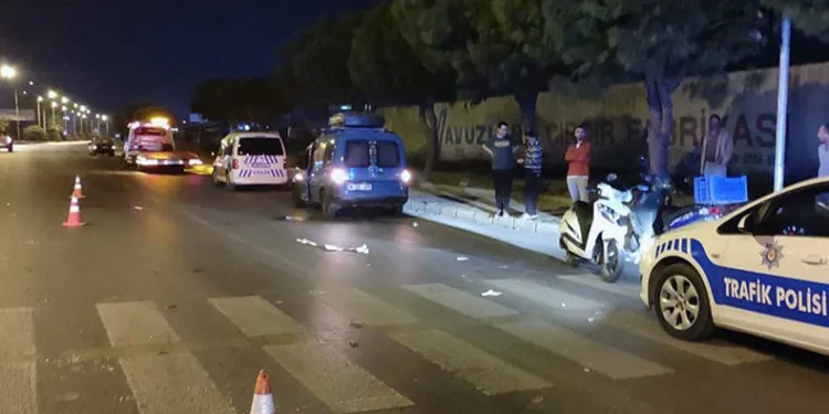 Motosikletli kurye kazada yaşamını yitirdi