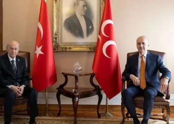 TBMM Başkanı’ndan Bahçeli’ye yeni anayasa ziyareti