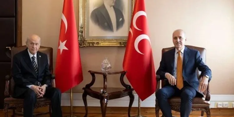 TBMM Başkanı’ndan Bahçeli’ye yeni anayasa ziyareti