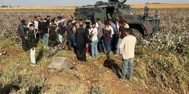 Şanlıurfa’da zırhlı askeri araç devrildi