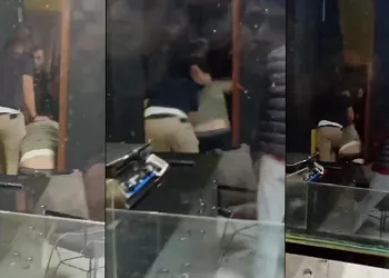Hırsızlık şüphelisine esnaftan meydan dayağı